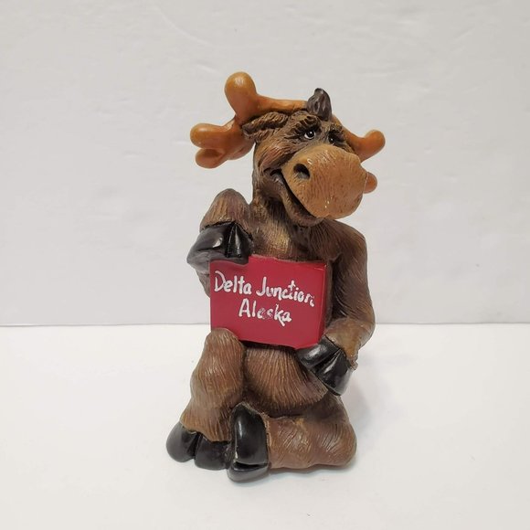 Keith Hylton Accents Vintage Moose Figurine Keith Hylton Paws Claus